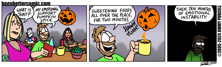 Emotional Support Pumpkin Spice